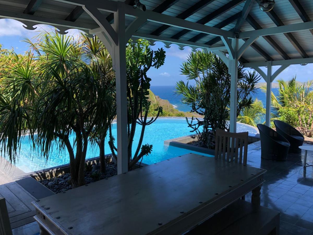 La Maison Bleue - Les Hauts De La Baie Terre-de-Bas Exteriör bild